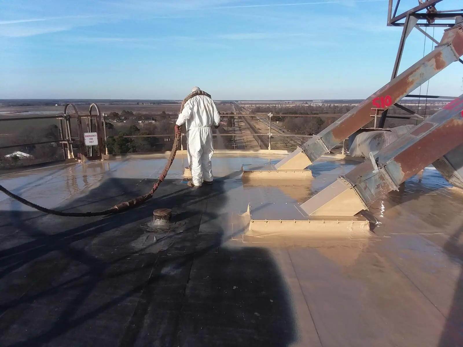 Seamless polyurea coating on a grain silo rehabilitation project — project 7
