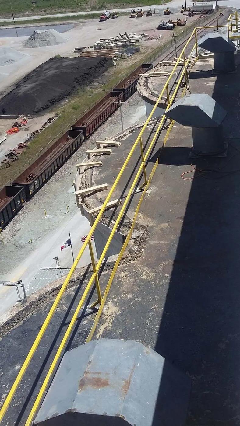 Seamless polyurea coating on a grain silo rehabilitation project — project 8