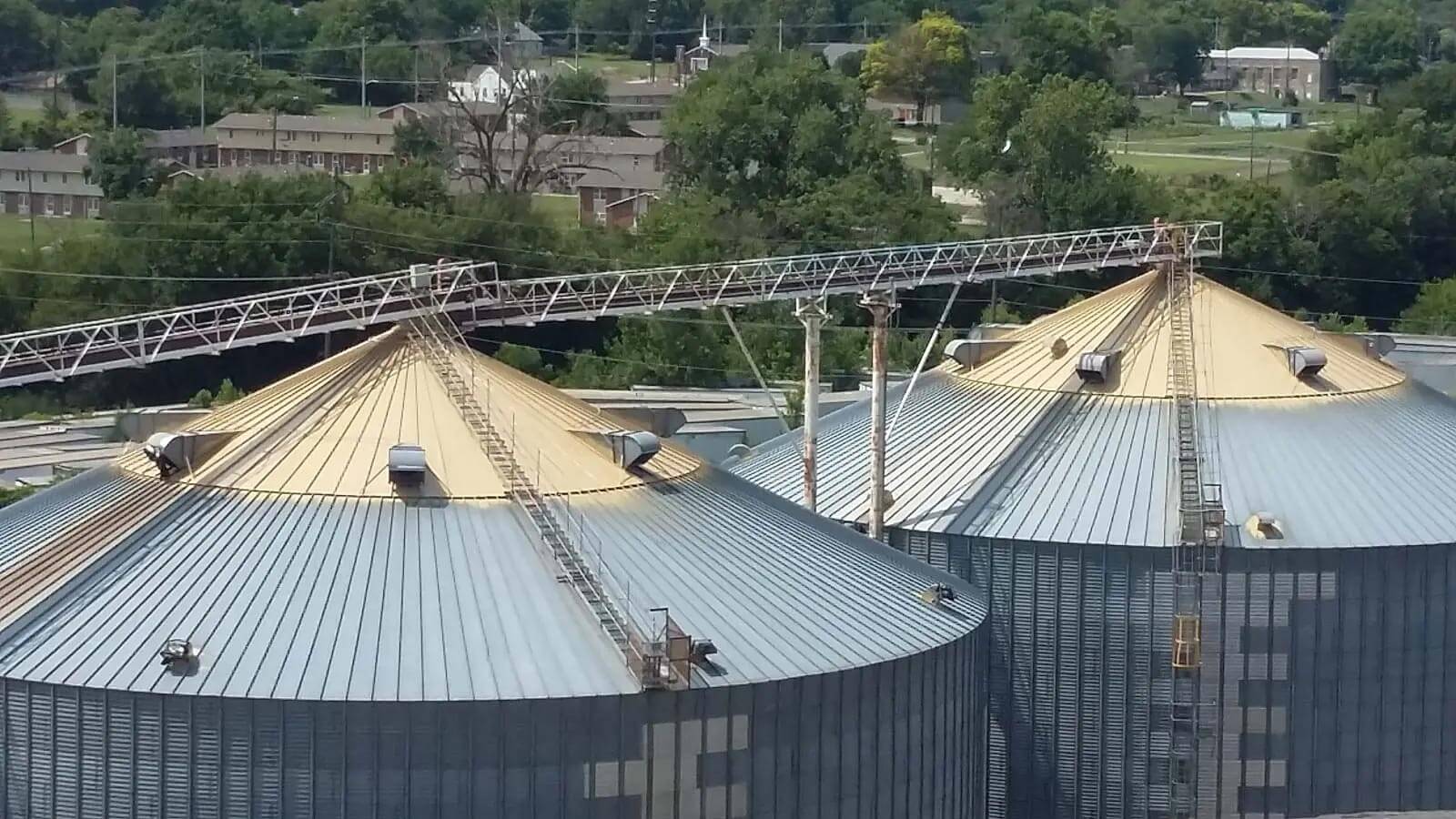 Seamless polyurea coating on a grain silo rehabilitation project — project 4